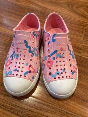 Native Jefferson Kids Shoes Pink Slip On Comfort Size C12